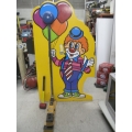 Kiddie Carnival Clown High Striker Hammer Bell